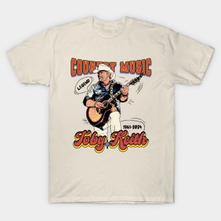 Toby Keith Country Music Retro T-Shirt